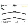 SWF Valytuvai VISIOFLEX Flat 550/550 mm 2 vnt.