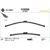 SWF valytuvai VISIOFLEX Flat 600/380 mm 2 vnt.