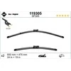 SWF Valytuvai VISIOFLEX Flat 600/475 mm 2 vnt.