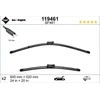 SWF Valytuvai VISIOFLEX Flat 600/520 mm 2 vnt.
