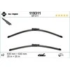 SWF Valytuvai VISIOFLEX Flat 630/630 mm 2 vnt.
