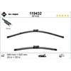 SWF Valytuvai VISIOFLEX Flat 640/520 mm 2 vnt.