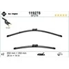 SWF Valytuvai VISIOFLEX Flat 650/350 mm 2 vnt.