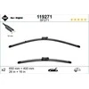 SWF Valytuvai VISIOFLEX Flat 650/400 mm 2 vnt.