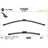 SWF Valytuvai VISIOFLEX 600/475 mm 2 vnt.