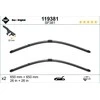 SWF Valytuvai VISIOFLEX Flat 650/650 mm 2 vnt.