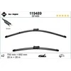 SWF Valytuvai VISIOFLEX Flat 700/650 mm 2 vnt.