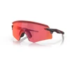 Oakley Encoder sportiniai akiniai nuo saulės, matiniai raudoni su „Prizm Trail Torch“ lęšiais