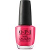 Opi Nail Lacquer Esmalte De Uñas Duración Hasta 7 Días Charged Up Cherry, 15 ml