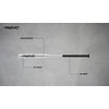 Beisbolo lazda aliumin AVENTO 47AC 70cm Sidabrinis