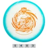 Blue Diskgolfo diskas Midrange Driver C-LINE GLOW HORIZON MD4 Eternal Void 2 Clear/Mėlyna