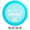 Discmania Mėlyna Diskgolfo diskas Distance Driver MENTOR Active Premium Mėlyna