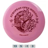 Diskgolfo diskas Distance Driver S-LINE SWIRL DD4 European Open 2026 Fundraiser Raudona/Baltas