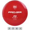 Diskgolfo diskas Fairway Driver Q-LINE PREMIER FD Raudona