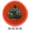 Orange Diskgolfo diskas Midrange Driver C-LINE HORIZON GLACIER Oranžinis