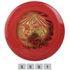 Diskgolfo diskas Midrange Driver S-LINE SWIRL MD3 Mariners Tide Geltona/Raudona
