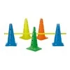 Estafečių kūgis TREMBLAY 40cm 12 skylių yellow