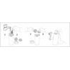 None Gertuvė AVENTO Shaker 21WF 600ml Transparent/Juodas