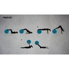 Gimnast. kamuolys 55cm AVENTO 42OA Mėlyna