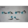 Gimnast. kamuolys 75cm AVENTO 42OC Juodas