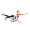 Gimnast. kamuolys ovalus 84x36x36cm GYMSTICK 62003 sidabrinis