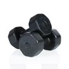 Hanteliai vinil. GYMSTICK 61121-1 2x1kg Juodas