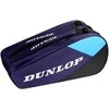 Krepšys tenisui DUNLOP FX-CLUB 10 violet/juodas/cyan