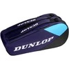 Krepšys tenisui DUNLOP FX-CLUB 6 violet/juodas/cyan