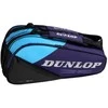 Krepšys tenisui DUNLOP FX-PERFORMANCE 8 violet/juodas/cyan