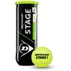Teniso kamuol. DUNLOP STAGE 1 Žalias 3-tube ITF