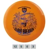 Orange Diskgolfo diskas Distance Driver Q-LINE PREMIER Cloudbreaker Gannon Buhr Signature Oranžinis