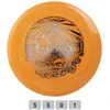 Orange Diskgolfo diskas Midrange Driver S-LINE SWIRL MD3 Mariners Tide Oranžinis/Baltas