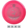 Pink Diskgolfo diskas Distance Driver Q-LINE PREMIER Cloudbreaker Gannon Buhr Signature Rožinė