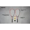 Speedbadmintono rink. AVENTO 46BL Raudona/Pilkas