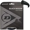Dunlop Stygos tenisui Juodas WIDOW 16g/1.31mm 12m