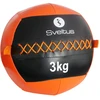 Orange Svorinis kamuolys SVELTUS Wall Ball 3kg D35cm Oranžinis/Juodas mėtymui