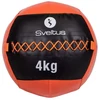 Orange Svorinis kamuolys SVELTUS Wall Ball 4kg D35cm Oranžinis/Juodas mėtymui