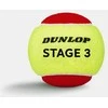 Teniso kamuol. DUNLOP STAGE 3 Raudonas 3-box ITF