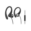 Į ausis dedamos sportinės ausinės su mikrofonu Philips TAA1105BK/00, Juodos