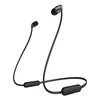 Belaidės į ausį įdedamos ausinės Sony WI-C310B su mikrofonu, Juodos