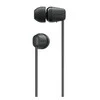 Belaidės į ausį įdedamos ausinės Sony WI-C100, Juodos