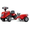 FALK Traktorius Vaikams Massey Ferguson Raudonas su Priekaba