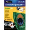 FELLOWES LAMINATING POUCH 100MIC A4 100PK