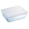 Karščiui atsparus indas su plastikiniu dangteliu Cook &amp; Šaldymas 27 x 23 cm 4 l PYREX