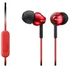 Į ausis įdedamos ausinės Sony MDR-EX110AP su mikrofonu, Raudonos