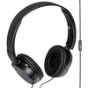 Sulankstomos ausinės Sony MDR-ZX110AP su mikrofonu, Juodos