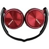 Laidinės ausinės Sony MDR-ZX310R, juodos/raudonos spalvos