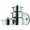 Puodų rinkinys, 4pc, WMF 07.3004.9990 4, Nerūdijantis plienas, Indaplovė proof, Lid included