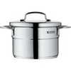 WMF Puodas su dangčiu, aukštas Mini 14 cm, 1,3l, plieno, dujų indukcija