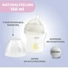 Chicco NaturalFeeling stiklinis buteliukas kūdikiui 150ml 0M+